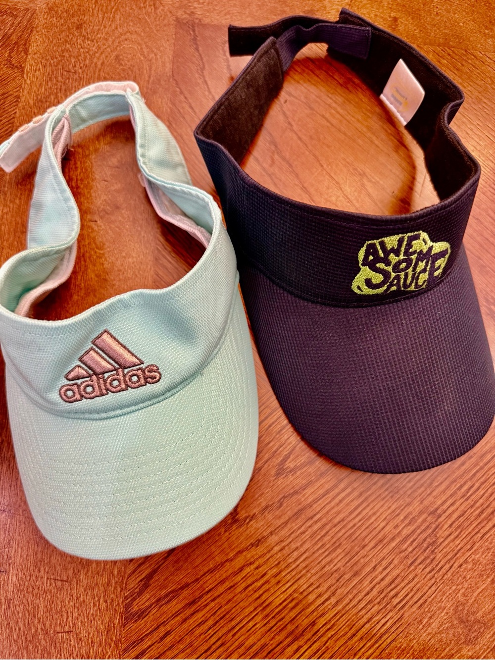 adidas Mint Green Visor & another visor